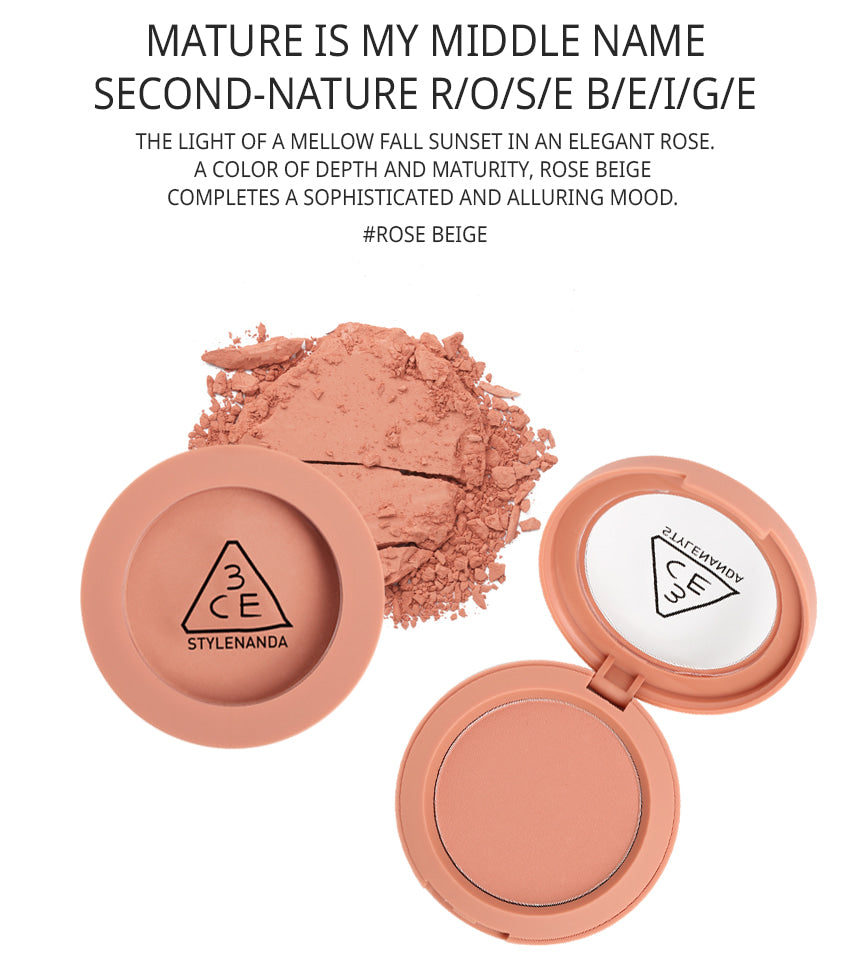 3CE Mood Recipe Face Blush #Rose Beige