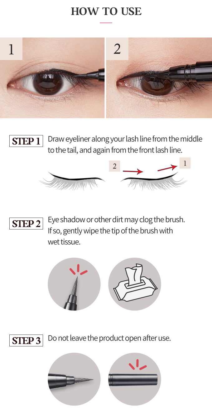 Etude Liquid Eyeliner (Drawing Show Brush)